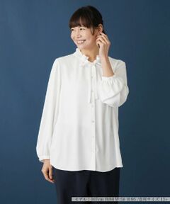 Leilian PLUS HOUSE / レリアンプラスハウス シャツ・ブラウス | ボウタイブラウス