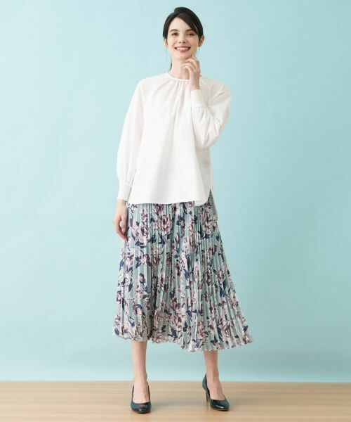 Leilian PLUS HOUSE / レリアンプラスハウス ロング・マキシ丈スカート | アコーディオンプリーツスカート | 詳細13