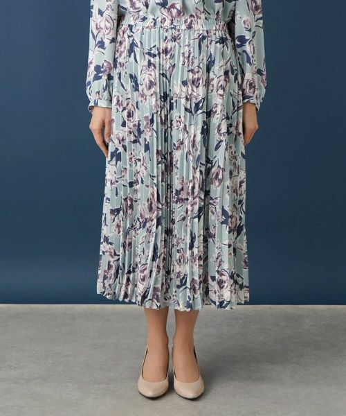 Leilian PLUS HOUSE / レリアンプラスハウス ロング・マキシ丈スカート | アコーディオンプリーツスカート | 詳細4