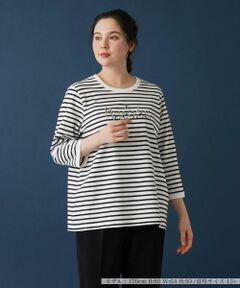 Leilian PLUS HOUSE / レリアンプラスハウス カットソー | 七分袖カットソー【MUSE BY ROCHAS Premiere】