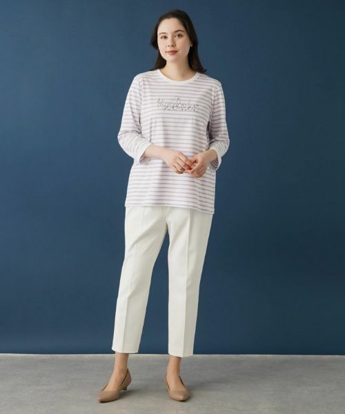 Leilian PLUS HOUSE / レリアンプラスハウス カットソー | 七分袖カットソー【MUSE BY ROCHAS Premiere】 | 詳細1