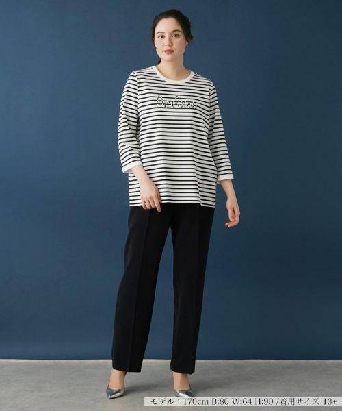 Leilian PLUS HOUSE / レリアンプラスハウス カットソー | 七分袖カットソー【MUSE BY ROCHAS Premiere】 | 詳細4