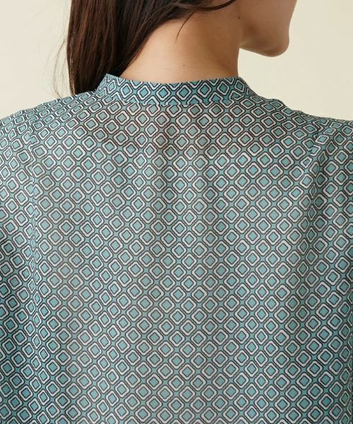 Leilian PLUS HOUSE / レリアンプラスハウス シャツ・ブラウス | ラッフル幾何学ブラウス | 詳細8