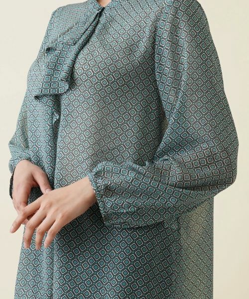 Leilian PLUS HOUSE / レリアンプラスハウス シャツ・ブラウス | ラッフル幾何学ブラウス | 詳細9