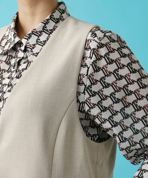 Leilian PLUS HOUSE / レリアンプラスハウス テーラードジャケット | ノーカラーロングベスト | 詳細9