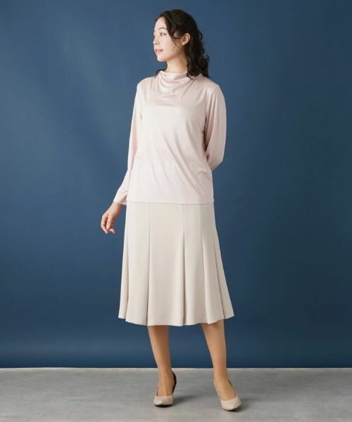 Leilian PLUS HOUSE / レリアンプラスハウス カットソー | ドレープモックネックカットソー | 詳細13