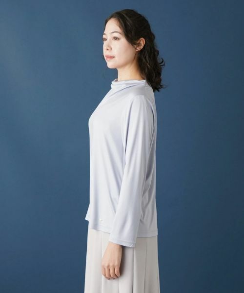 Leilian PLUS HOUSE / レリアンプラスハウス カットソー | ドレープモックネックカットソー | 詳細5