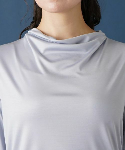 Leilian PLUS HOUSE / レリアンプラスハウス カットソー | ドレープモックネックカットソー | 詳細7