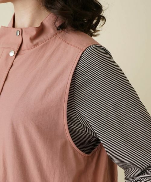 Leilian PLUS HOUSE / レリアンプラスハウス テーラードジャケット | スタンドカラーベスト【プラス企画】 | 詳細10