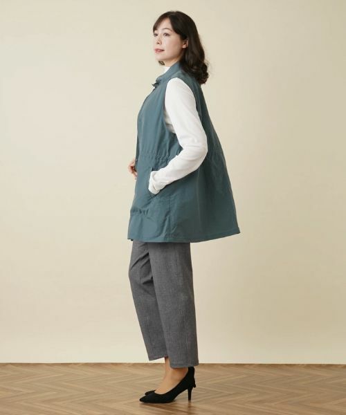 Leilian PLUS HOUSE / レリアンプラスハウス テーラードジャケット | スタンドカラーベスト【プラス企画】 | 詳細16