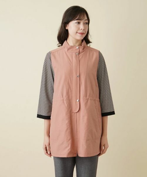 Leilian PLUS HOUSE / レリアンプラスハウス テーラードジャケット | スタンドカラーベスト【プラス企画】 | 詳細4