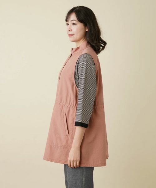 Leilian PLUS HOUSE / レリアンプラスハウス テーラードジャケット | スタンドカラーベスト【プラス企画】 | 詳細5