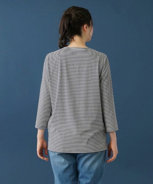 Leilian PLUS HOUSE / レリアンプラスハウス Tシャツ | ボーダーＴシャツ【プラス企画】 | 詳細6