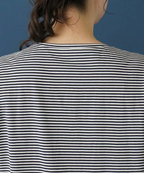 Leilian PLUS HOUSE / レリアンプラスハウス Tシャツ | ボーダーＴシャツ【プラス企画】 | 詳細8