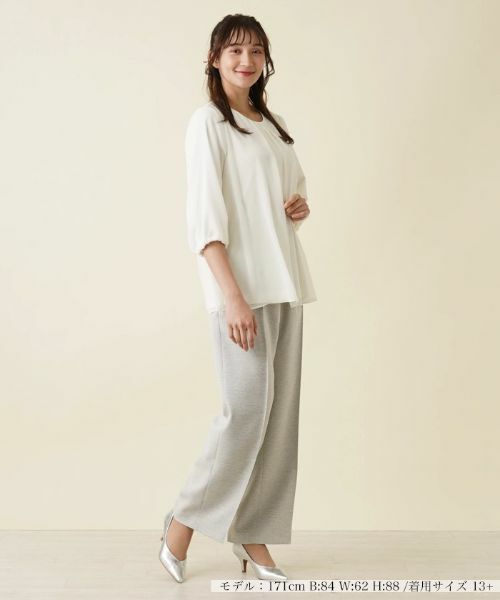 Leilian PLUS HOUSE / レリアンプラスハウス シャツ・ブラウス | オーバーブラウス【プラス企画】 | 詳細1