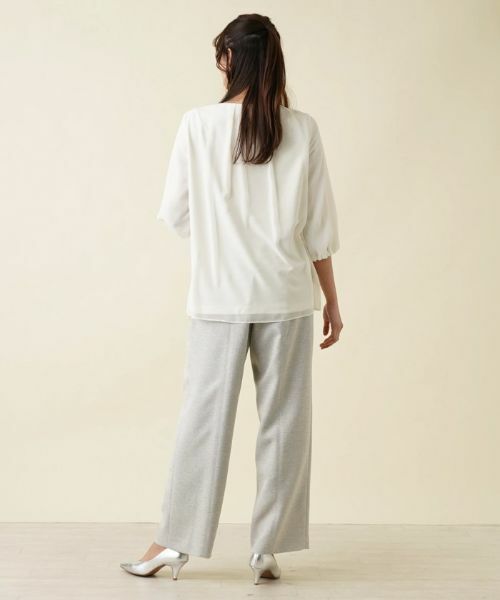 Leilian PLUS HOUSE / レリアンプラスハウス シャツ・ブラウス | オーバーブラウス【プラス企画】 | 詳細3