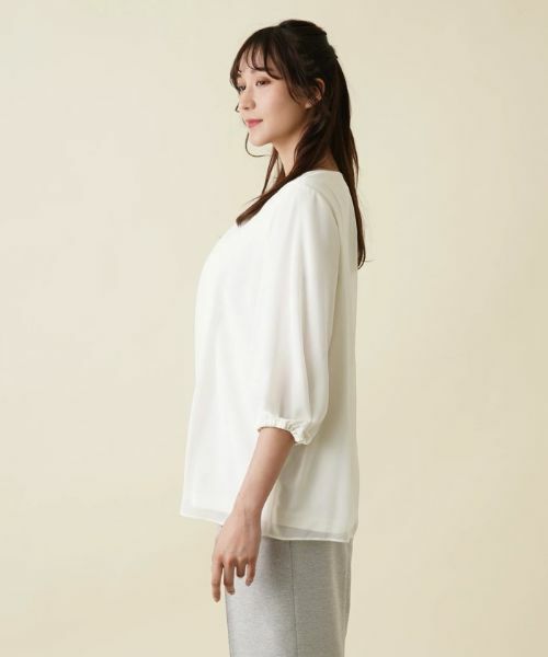 Leilian PLUS HOUSE / レリアンプラスハウス シャツ・ブラウス | オーバーブラウス【プラス企画】 | 詳細5