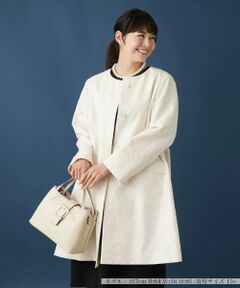 Leilian PLUS HOUSE / レリアンプラスハウス その他アウター | ノーカラーコート【プラス企画】