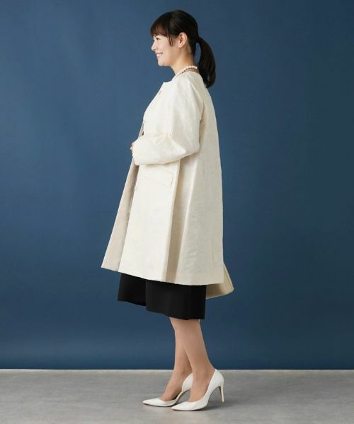 Leilian PLUS HOUSE / レリアンプラスハウス その他アウター | ノーカラーコート【プラス企画】 | 詳細2