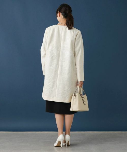 Leilian PLUS HOUSE / レリアンプラスハウス その他アウター | ノーカラーコート【プラス企画】 | 詳細3