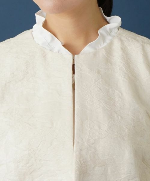 Leilian PLUS HOUSE / レリアンプラスハウス テーラードジャケット | ノーカラージャケット【プラス企画】 | 詳細10