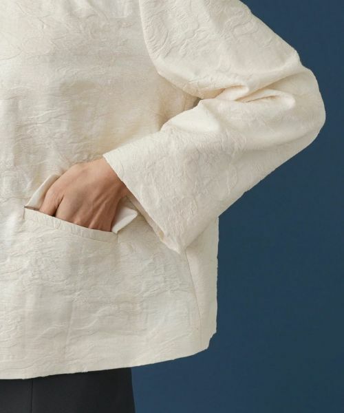 Leilian PLUS HOUSE / レリアンプラスハウス テーラードジャケット | ノーカラージャケット【プラス企画】 | 詳細12