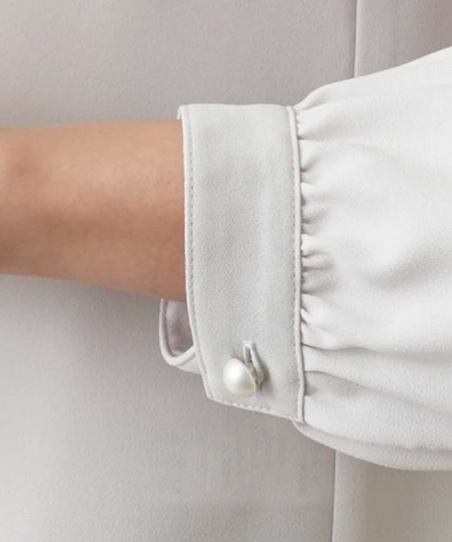 Leilian PLUS HOUSE / レリアンプラスハウス シャツ・ブラウス | バンドカラーブラウス【プラス企画】 | 詳細11