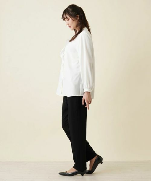 Leilian PLUS HOUSE / レリアンプラスハウス シャツ・ブラウス | バンドカラーブラウス【プラス企画】 | 詳細16