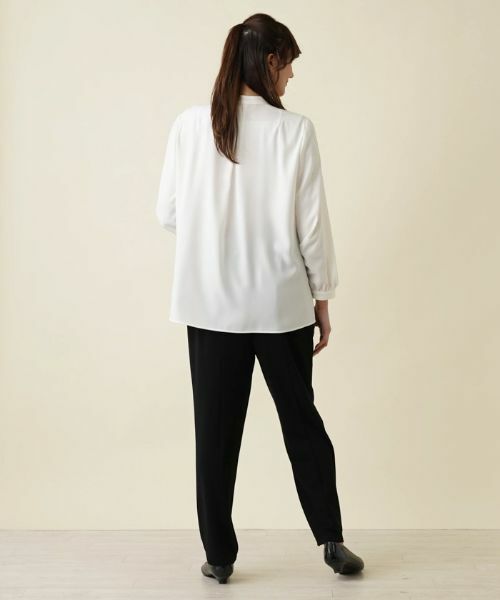 Leilian PLUS HOUSE / レリアンプラスハウス シャツ・ブラウス | バンドカラーブラウス【プラス企画】 | 詳細17