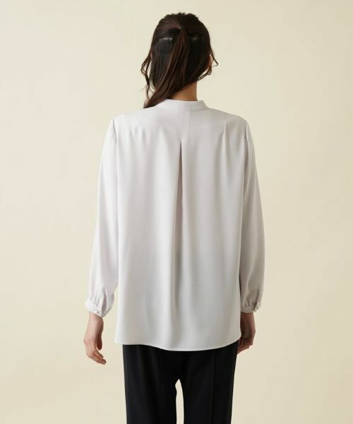 Leilian PLUS HOUSE / レリアンプラスハウス シャツ・ブラウス | バンドカラーブラウス【プラス企画】 | 詳細6