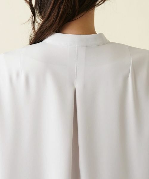 Leilian PLUS HOUSE / レリアンプラスハウス シャツ・ブラウス | バンドカラーブラウス【プラス企画】 | 詳細8