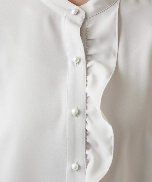 Leilian PLUS HOUSE / レリアンプラスハウス シャツ・ブラウス | バンドカラーブラウス【プラス企画】 | 詳細9