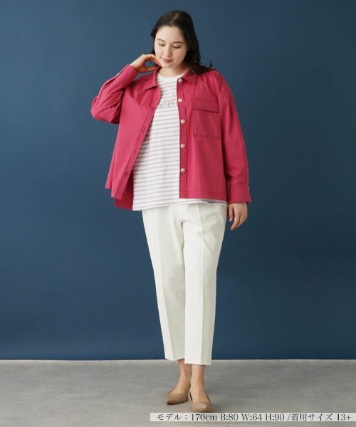 Leilian PLUS HOUSE / レリアンプラスハウス テーラードジャケット | ドロップショルダージャケット【プラス企画】 | 詳細9