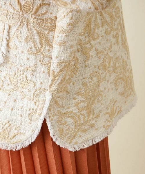 Leilian PLUS HOUSE / レリアンプラスハウス テーラードジャケット | ボタニカル刺繍ジャケット | 詳細10