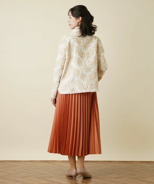 Leilian PLUS HOUSE / レリアンプラスハウス テーラードジャケット | ボタニカル刺繍ジャケット | 詳細3