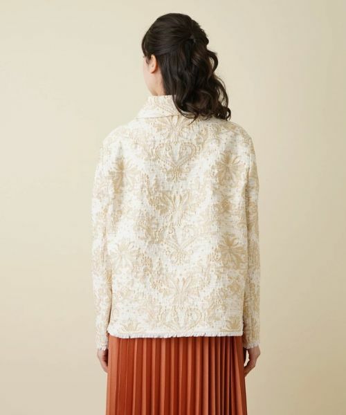 Leilian PLUS HOUSE / レリアンプラスハウス テーラードジャケット | ボタニカル刺繍ジャケット | 詳細6
