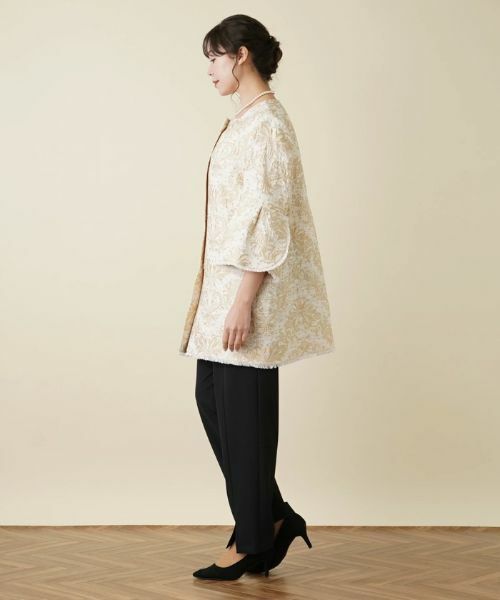 Leilian PLUS HOUSE / レリアンプラスハウス テーラードジャケット | ジャガード刺繍ジャケット | 詳細2