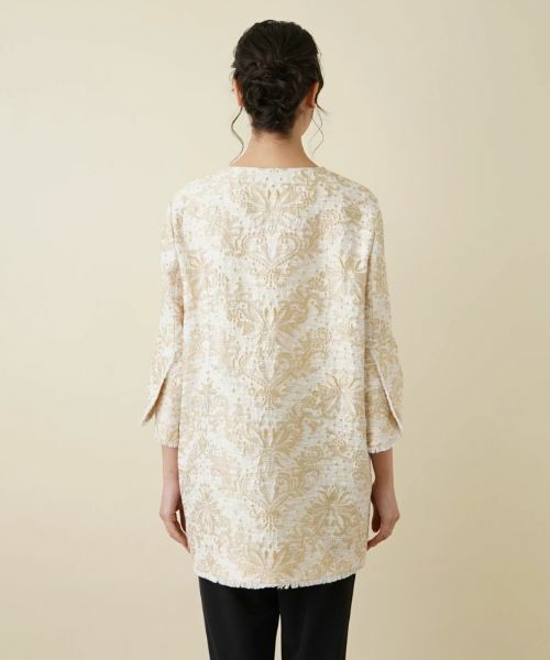 Leilian PLUS HOUSE / レリアンプラスハウス テーラードジャケット | ジャガード刺繍ジャケット | 詳細6