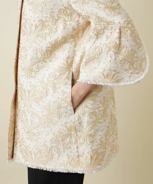 Leilian PLUS HOUSE / レリアンプラスハウス テーラードジャケット | ジャガード刺繍ジャケット | 詳細9