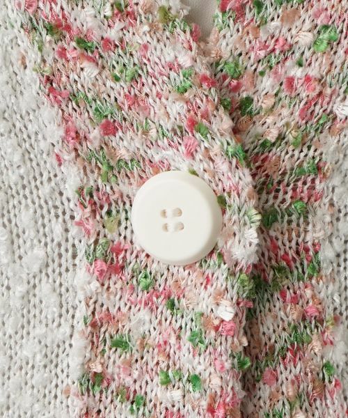 Leilian PLUS HOUSE / レリアンプラスハウス カーディガン・ボレロ | 変型ネックカーディガン | 詳細14