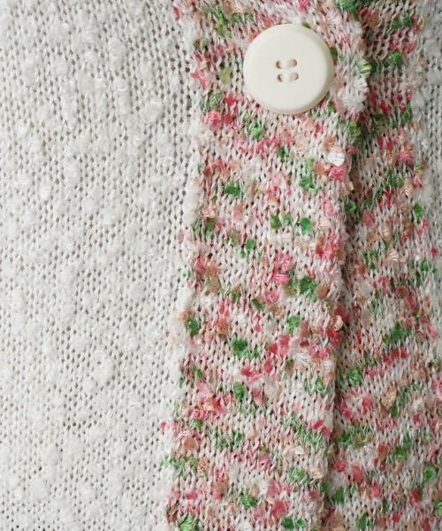 Leilian PLUS HOUSE / レリアンプラスハウス カーディガン・ボレロ | 変型ネックカーディガン | 詳細15