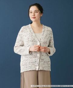 Leilian PLUS HOUSE / レリアンプラスハウス カーディガン・ボレロ | ミックスカーディガン