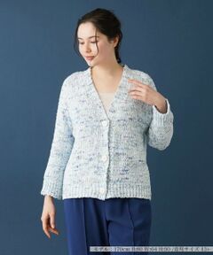 Leilian PLUS HOUSE / レリアンプラスハウス カーディガン・ボレロ | ミックスカーディガン