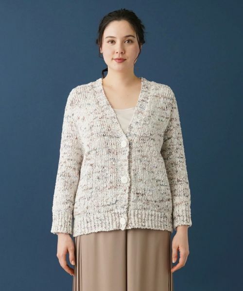 Leilian PLUS HOUSE / レリアンプラスハウス カーディガン・ボレロ | ミックスカーディガン | 詳細10