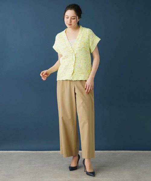 Leilian PLUS HOUSE / レリアンプラスハウス カーディガン・ボレロ | 半そでミックスカーディガン | 詳細16