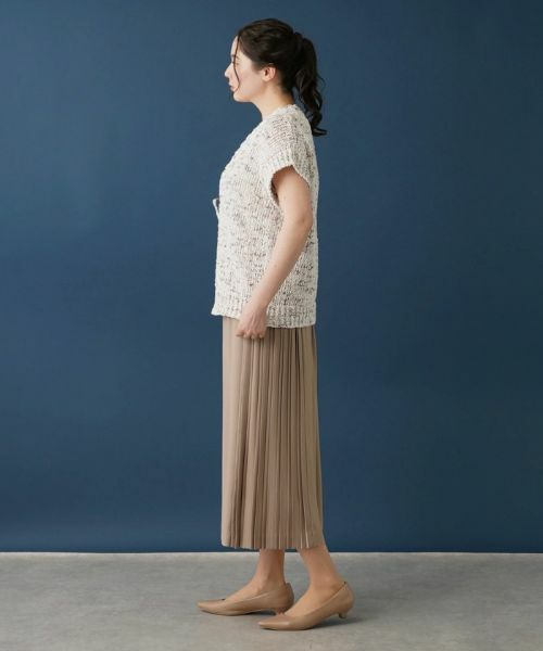 Leilian PLUS HOUSE / レリアンプラスハウス カーディガン・ボレロ | 半そでミックスカーディガン | 詳細2