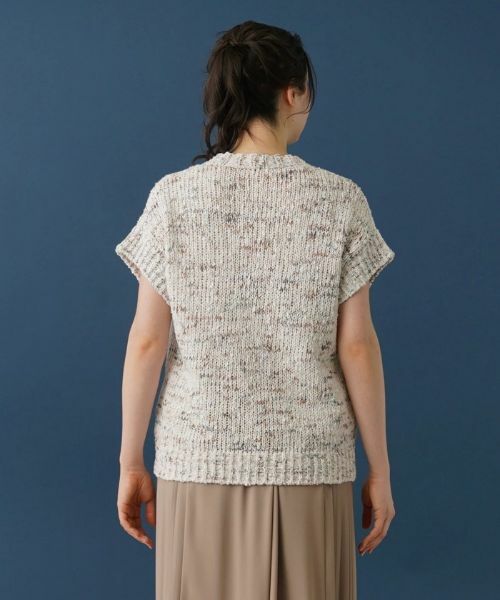 Leilian PLUS HOUSE / レリアンプラスハウス カーディガン・ボレロ | 半そでミックスカーディガン | 詳細6