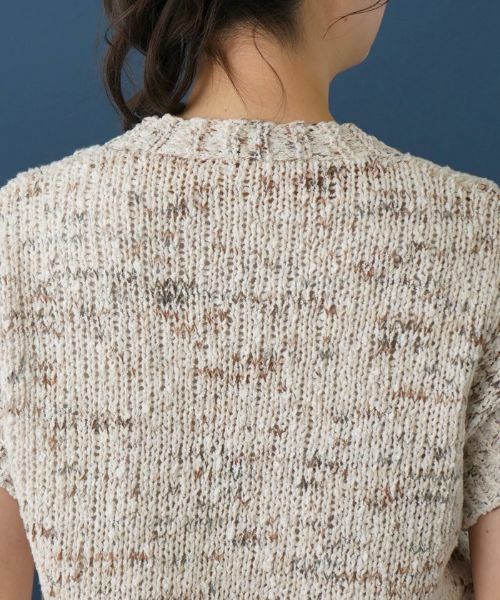 Leilian PLUS HOUSE / レリアンプラスハウス カーディガン・ボレロ | 半そでミックスカーディガン | 詳細8