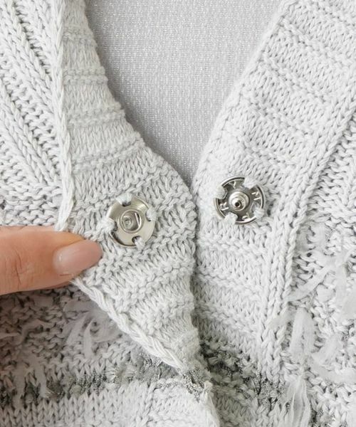 Leilian PLUS HOUSE / レリアンプラスハウス カーディガン・ボレロ | ショート丈ニットカーディガン | 詳細11