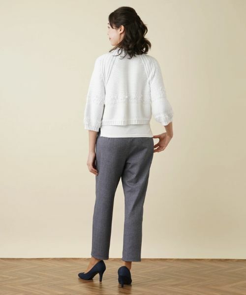 Leilian PLUS HOUSE / レリアンプラスハウス カーディガン・ボレロ | ショート丈ニットカーディガン | 詳細16